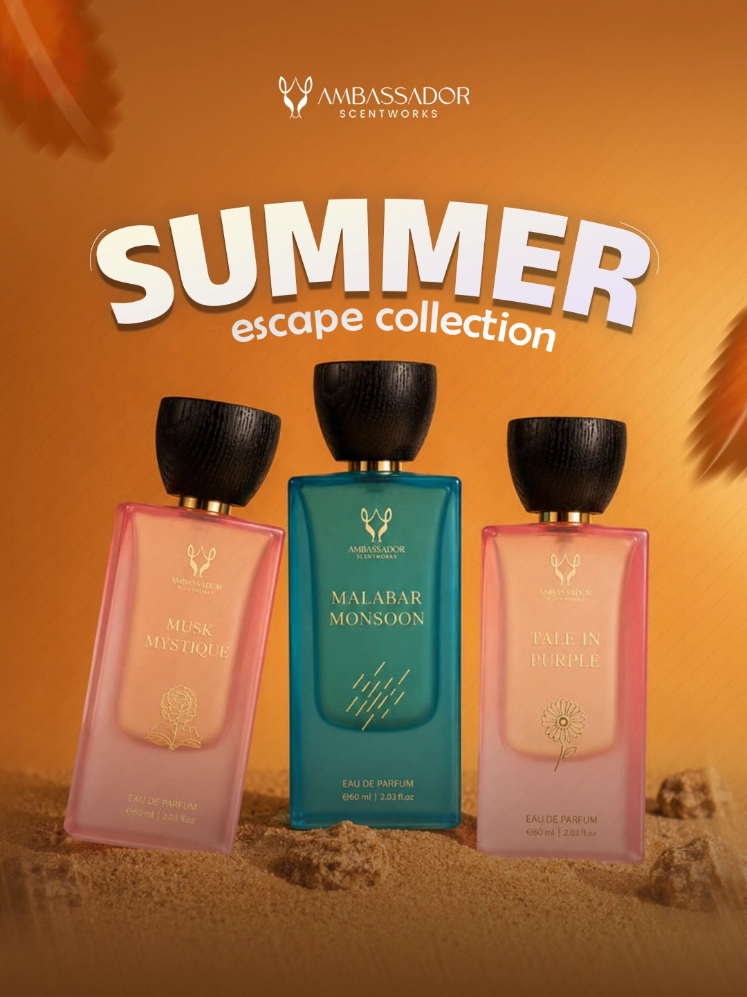 Musk Mistique + Malabar Monsoon + Tale in Purple